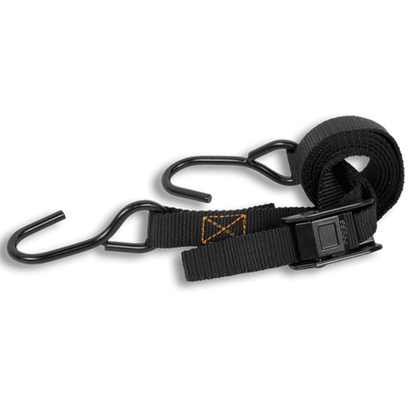Muddy 1" X 8' Cam-Buckle Rugged Durable Reliable Adjustable Versatile Outdoor Strap with 2 Vinyl-Coated Steel Hooks, 400-lbs Maximum Capacity, 3 Pack - Image 2